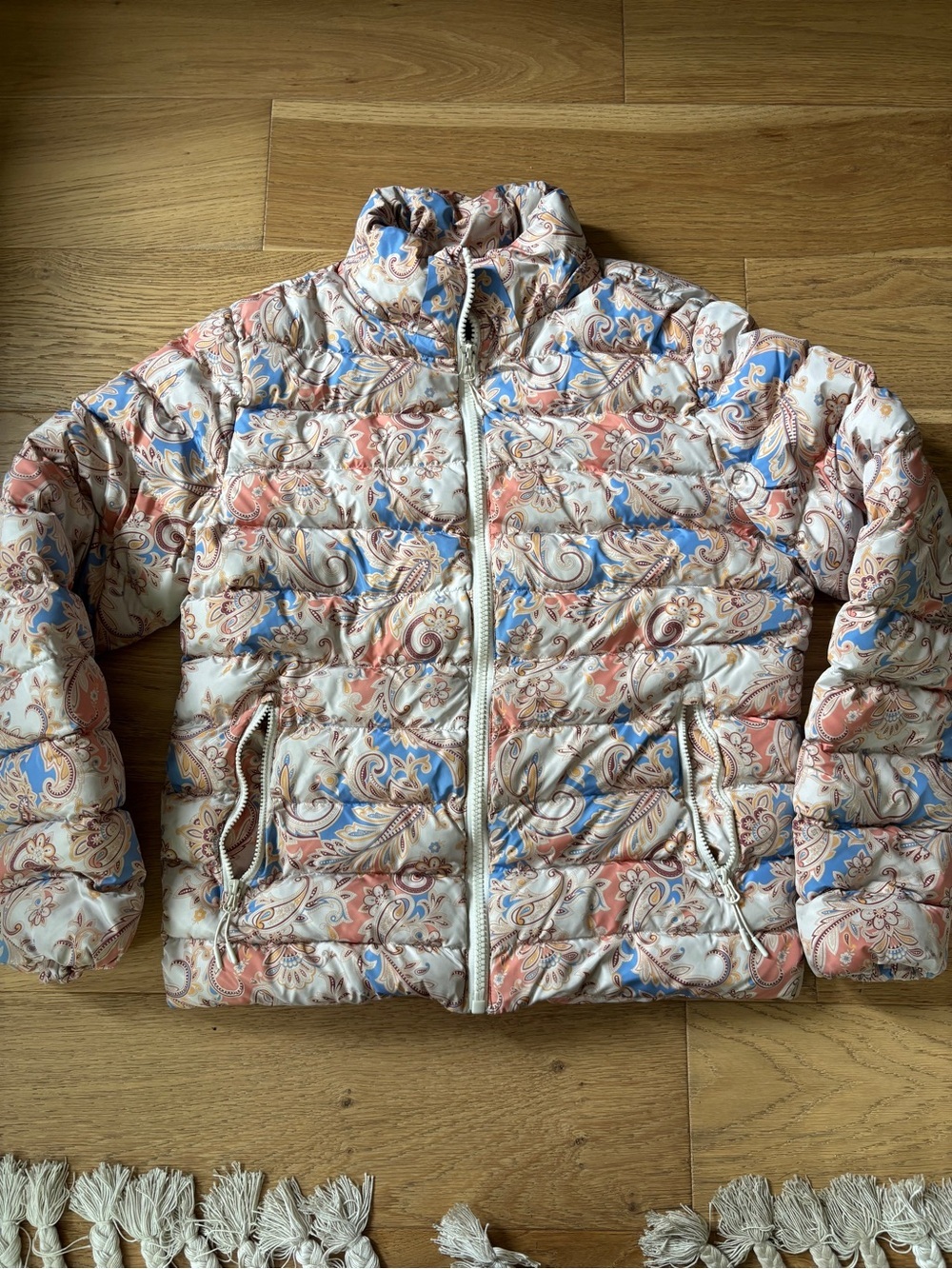ETNT paisley puffer jacket womens medium